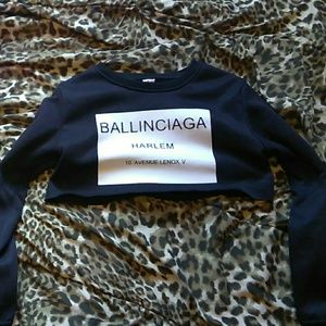Ballinciaga cut off sweater